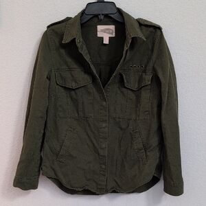 Forever 21 Dark Olive Utility Jacket